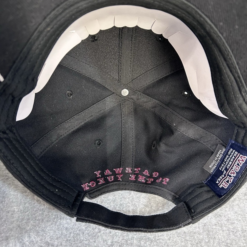 Alaska White Pass Yukon Route 125 Years Hat Cap black Skagway adjustable NWOT - Picture 7 of 7